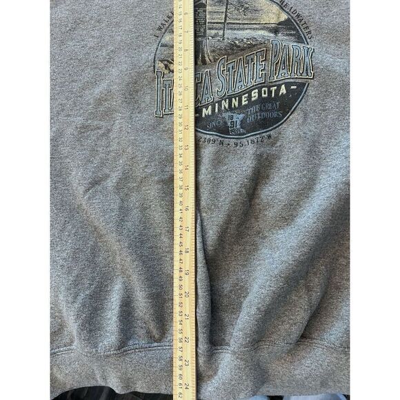 vintage itasca state park Sweater 90’s Look Minnesota M L XL 46” Bust - Picture 5 of 5